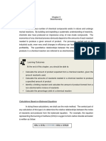 Chapter 3 Stoichiomestry