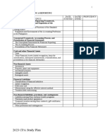 2023 CPA Study Plan