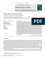 Failure Analysis of Natural Gas Pipes