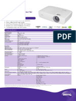 BenQ W1090 Datasheet