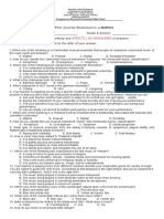 Mapeh8 Q1 Summative Test