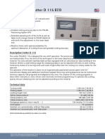 POLAR Cutter D115 Productsheet