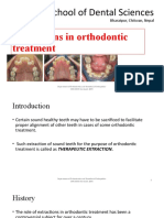 Extractions in Orthodontic Treatment