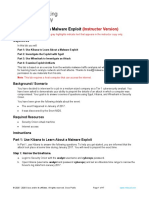 27.2.15 Lab - Investigating A Malware Exploit - ILM