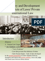 History of Private International Law