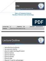 Lecture 3 Jquery & JSON