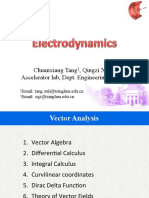 电动力学 课件：Course1 Vector Analysis