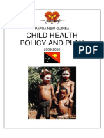 PNG Child Health Policy and Plan 2009 2020