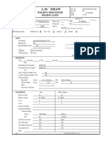 Welding Procedure Specification