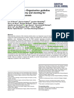 European Stroke Organisation Guideline On Endarterectomy and Stenting For Carotid Artery Stenosis, 2021