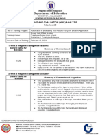 Attachment 3 M&E Results - AUTOMATION IN EVALUATING TEST RESULTS USING THE EVALBEE APPLICATION