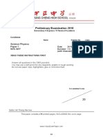 Sec 4 Science Physics SA2 2018 Chung Cheng PDF