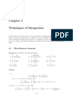 Techniques of Integration