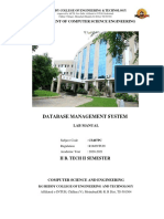 DBMS Lab Manual PDF