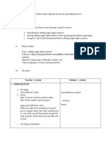 A Detailed Lesson Plan in Mathematics Ii