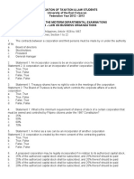 Corporation - Reviewer (MC With Answer Key)