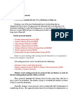 Unit 1. Lesson 5. Static Vs Dynamic Routing, Protocols