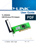 TL-WN353G User Guide