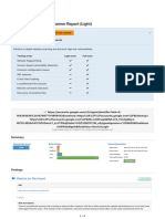 PentestTools WebsiteScanner Report