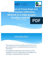 Comparison of Green Ampt and Curve Number