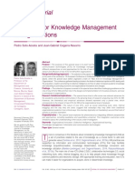 New ICTs For Knowledge Management