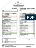 Monthly Cleanest Classroom Assessment Tool