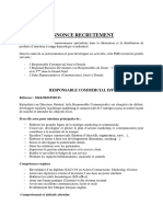 Recrutement Commerciaux Der PDF