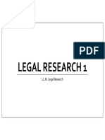 Legal Research 1 TM LA Version PDF