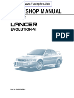 1999 Lancer Evo 6 Workshop Manual