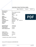 Policy Schedule