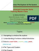 Module 2 Windows File Explorer and File System