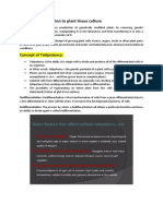 Plant Biotechnology Notes