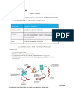 IGCSE BIOLOGY Biological Molecules-Notes