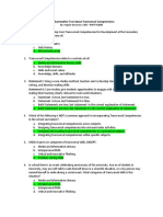 1-10 Summative Test (Transversal Competencies)