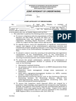 Affidavit of Joint Undertaking of The PCO