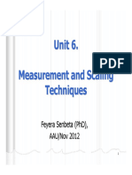 Unit 6. Measurement and Sacle