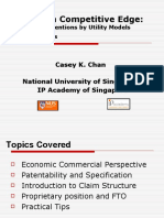 Building A Competitive Edge:: Casey K. Chan National University of Singapore IP Academy of Singapore