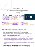 FIP Chap 2,3 and 4 - Client-Side Internet Programming