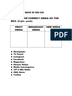 Quiz in Mil122 - Module 3