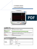 C70 Modular Monitor Product Specifications