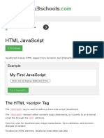 HTML JavaScript