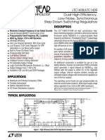 Features Descriptio: LTC1438/LTC1439 Dual High Efficiency, Low Noise, Synchronous Step-Down Switching Regulators