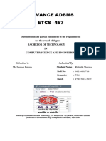 Advance Adbms ETCS - 457