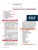 Surface & Equipment Asepsis