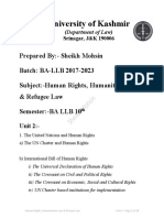 Human Rights - Unit 2 - Sheikh Mohsin