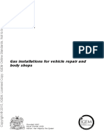 Gas Installations For Vehicle Repair and Body Shops: IGEM/UP/18 Communication 1758