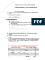 Unit II CFS Intercompany Transactions