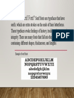 Serif Fonts