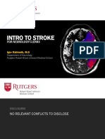 Intro To Stroke: For Neurology Clerks