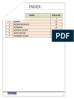 Index: S. NO. Topic Page No